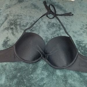 Black push up bikini top